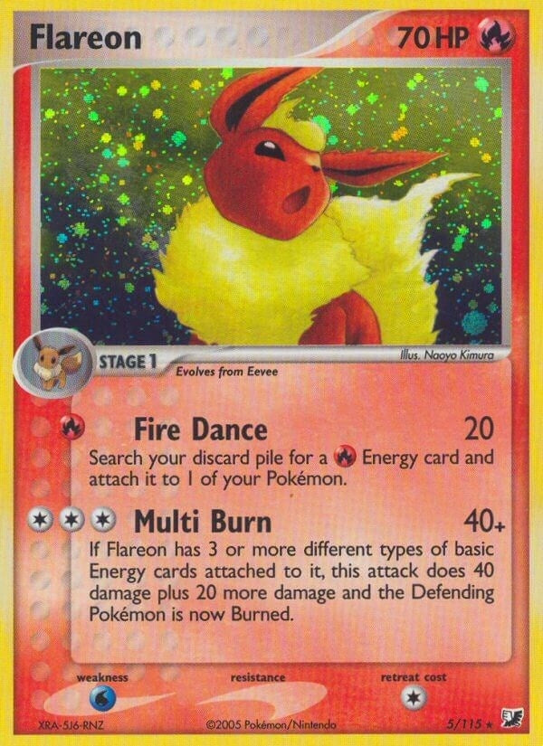 Image for Flareon (5/115) [Unseen Forces] - Pokemon