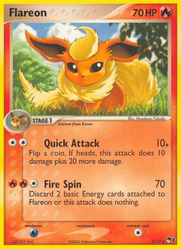 Image for Flareon (002/017) [POP Series 3] - Pokemon