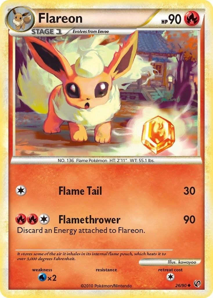 Image for Flareon (26/90) [Undaunted] - Pokemon