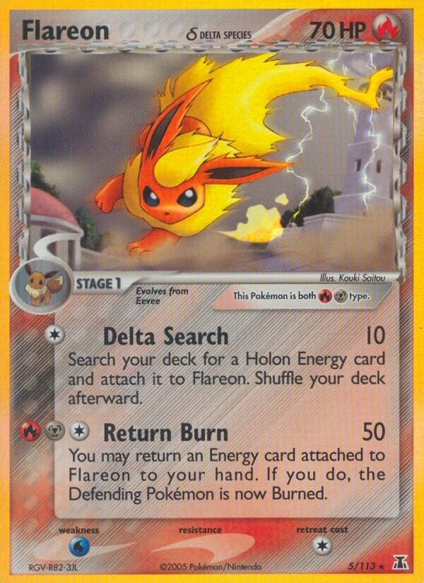 Image for Flareon (Delta Species) (5/113) [Delta Species] - Pokemon