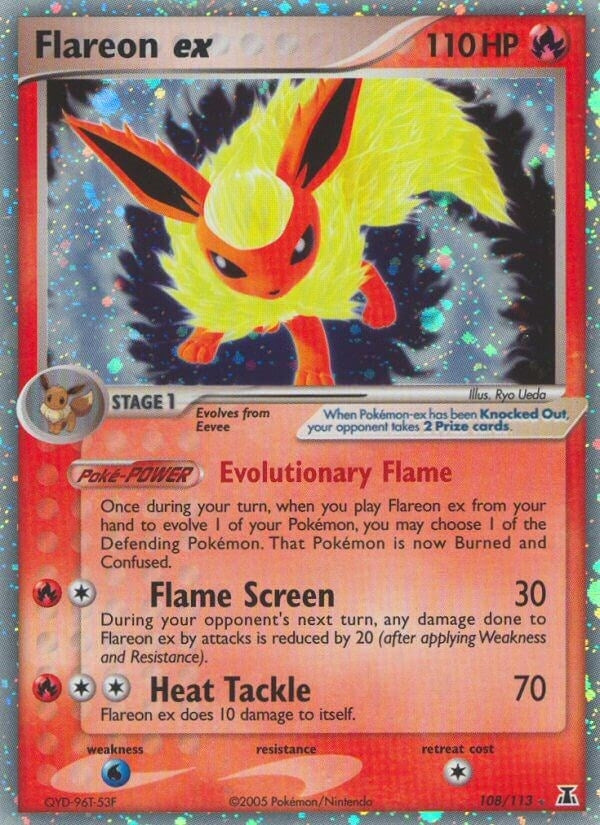 Image for Flareon ex (108/113) [Delta Species] - Pokemon