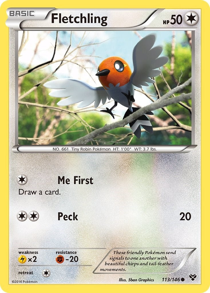 Image for Fletchling (113/146) [XY Base Set] - Pokemon