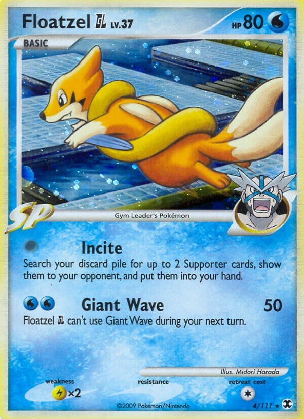 Image for Floatzel GL (4/111) [Rising Rivals] - Pokemon