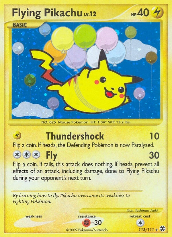 Image for Flying Pikachu (113/111) [Rising Rivals] - Pokemon