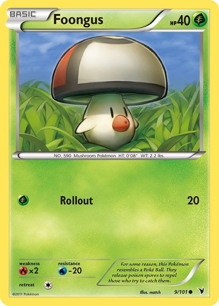 Image for Foongus (9/101) [Noble Victories] - Pokemon