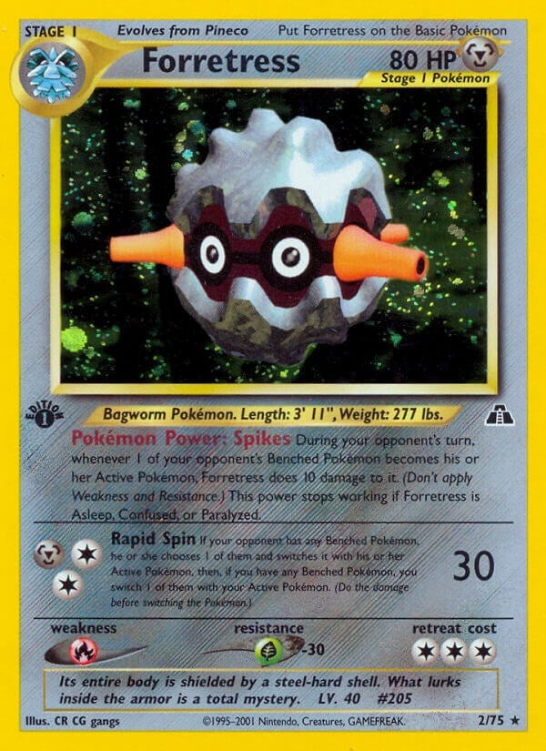Image for Forretress (2) (02/75) [Neo Discovery] - Pokemon