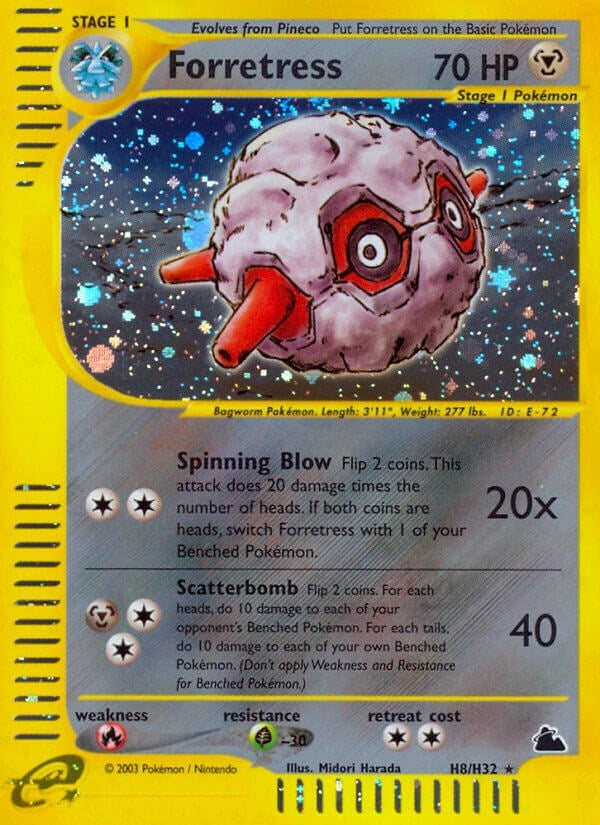 Image for Forretress (H8) (H08/H32) [Skyridge] - Pokemon