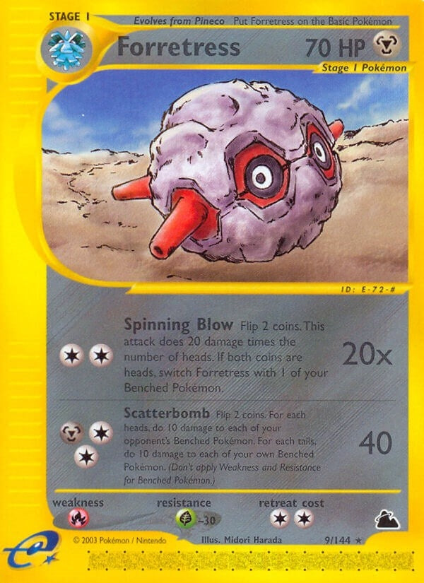 Image for Forretress (9) (009/144) [Skyridge] - Pokemon