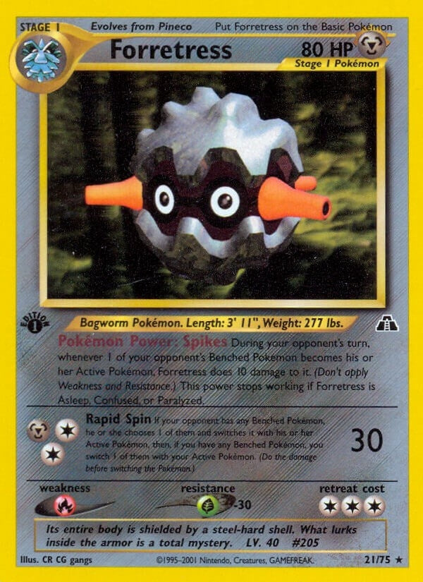 Image for Forretress (21) (21/75) [Neo Discovery] - Pokemon
