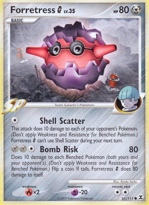Image for Forretress G (61/111) [Rising Rivals] - Pokemon