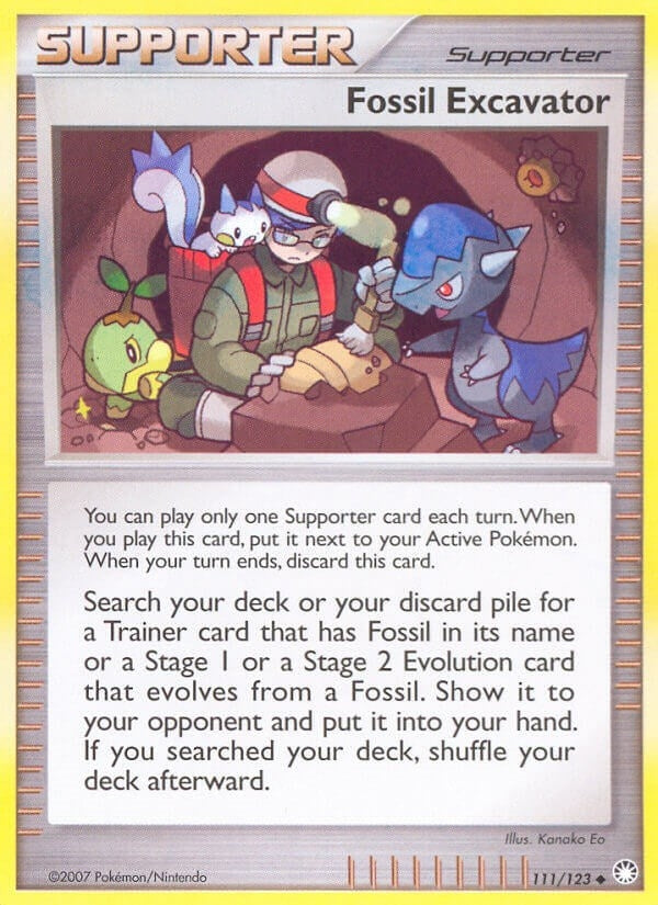 Image for Fossil Excavator (111/123) [Mysterious Treasures] - Pokemon