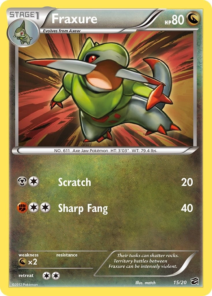 Image for Fraxure (15) (15/20) [Dragon Vault] - Pokemon