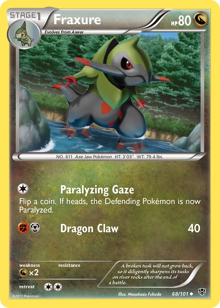 Image for Fraxure (68/101) [Plasma Blast] - Pokemon