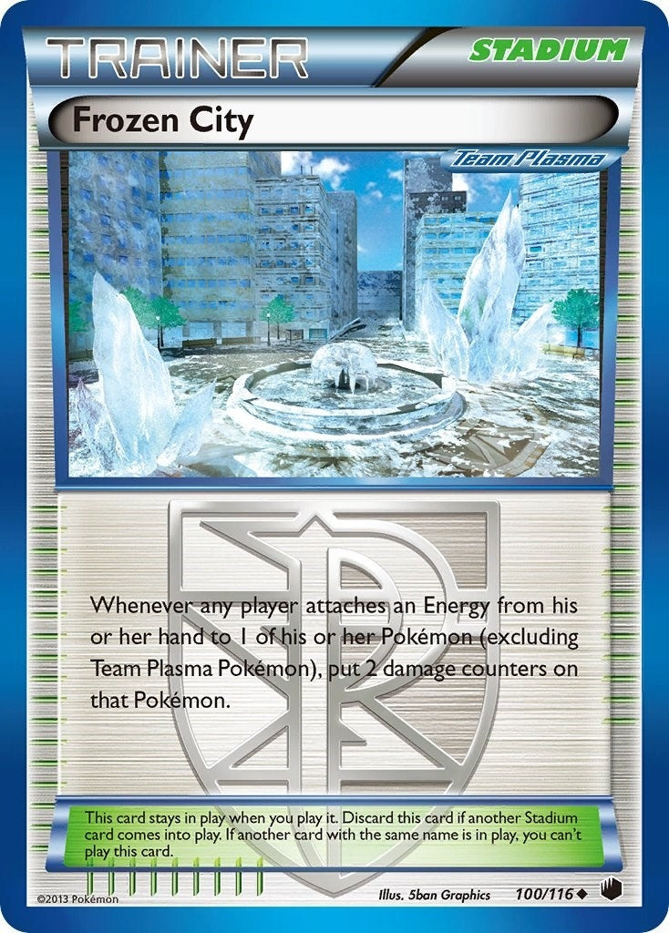 Image for Frozen City (Team Plasma) (100/116) [Plasma Freeze] - Pokemon