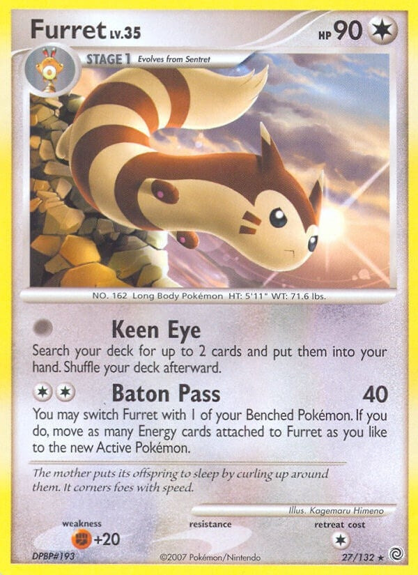Image for Furret (27/132) [Secret Wonders] - Pokemon
