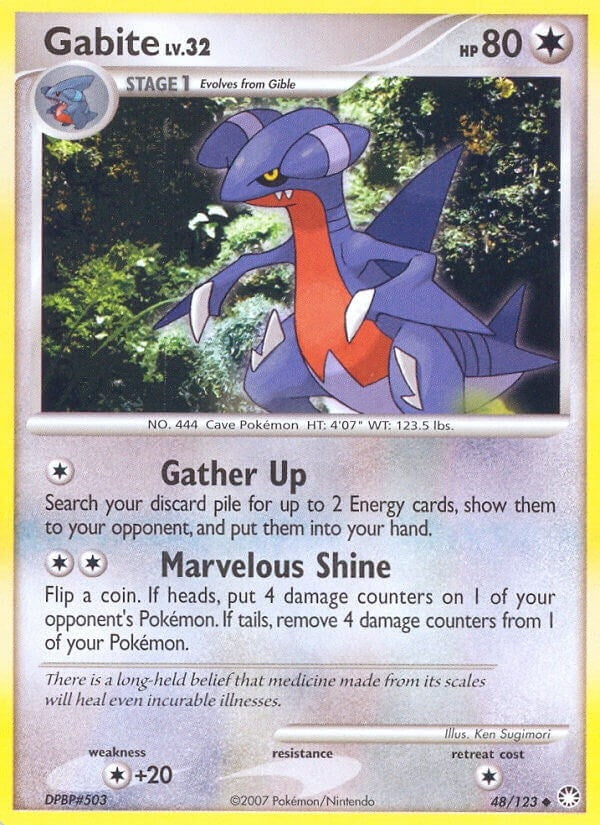 Image for Gabite (48/123) [Mysterious Treasures] - Pokemon