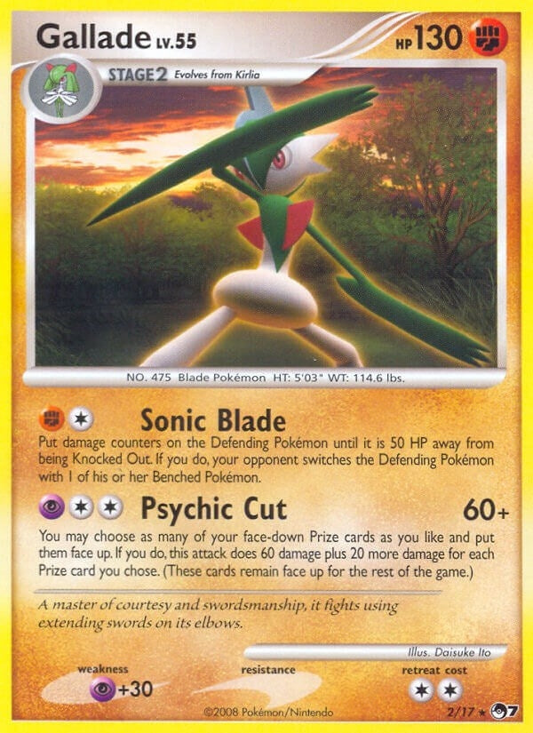 Image for Gallade (002/017) [POP Series 7] - Pokemon