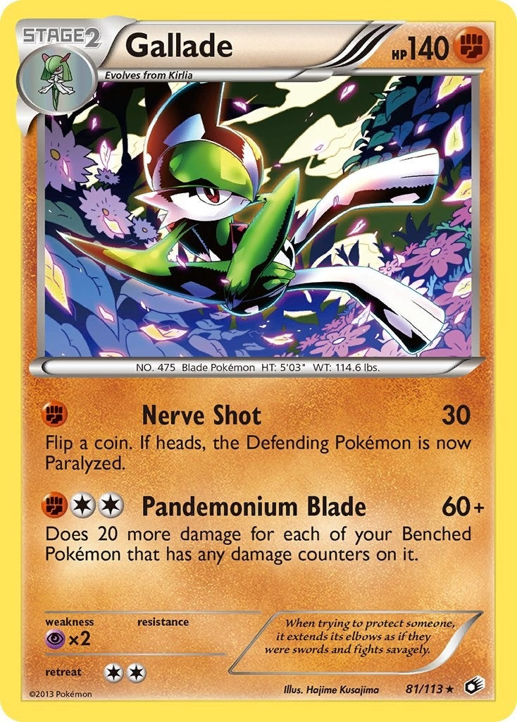 Image for Gallade (81/113) [Legendary Treasures] - Pokemon