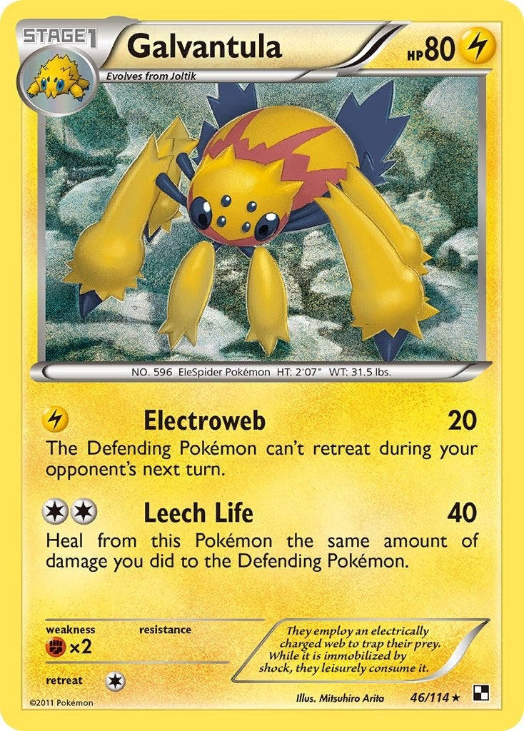 Image for Galvantula (46/114) [Black and White] - Pokemon