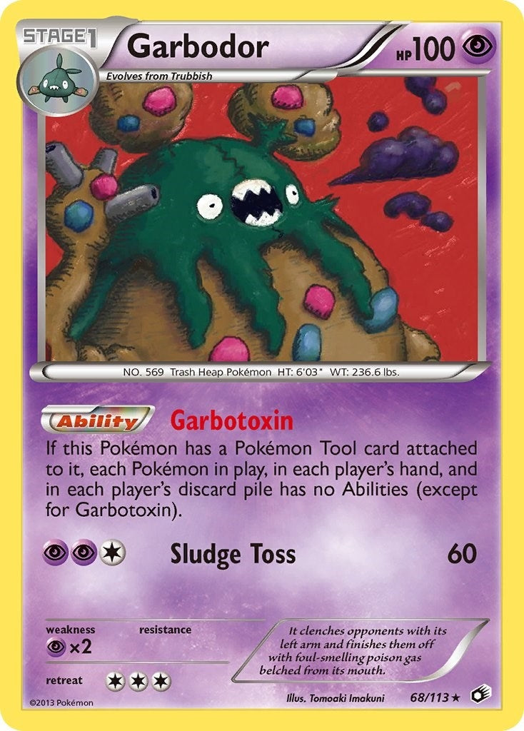 Image for Garbodor (68/113) [Legendary Treasures] - Pokemon