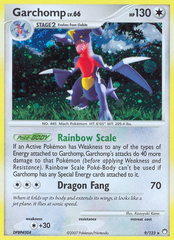 Garchomp (9/123) [Mysterious Treasures]