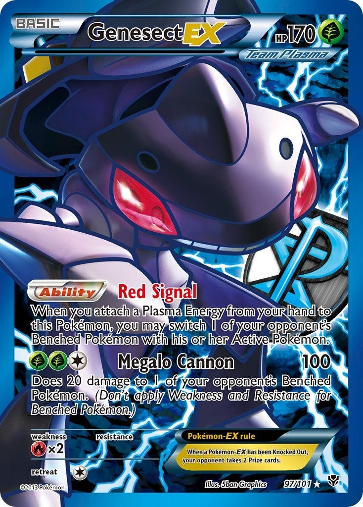 Image for Genesect EX (Team Plasma) (97 Full Art) (97/101) [Plasma Blast] - Pokemon
