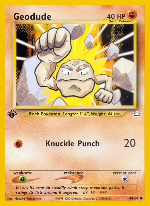 Image for Geodude (44/64) [Neo Revelation] - Pokemon