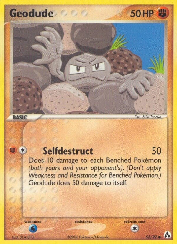 Image for Geodude (53/92) [Legend Maker] - Pokemon