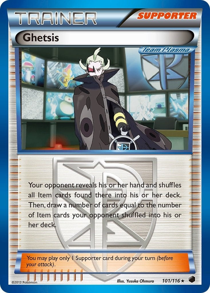 Image for Ghetsis (Team Plasma) (101/116) [Plasma Freeze] - Pokemon