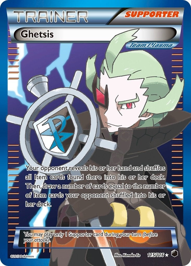 Image for Ghetsis (Team Plasma) (Full Art) (115/116) [Plasma Freeze] - Pokemon