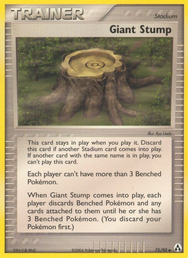 Image for Giant Stump (75/92) [Legend Maker] - Pokemon