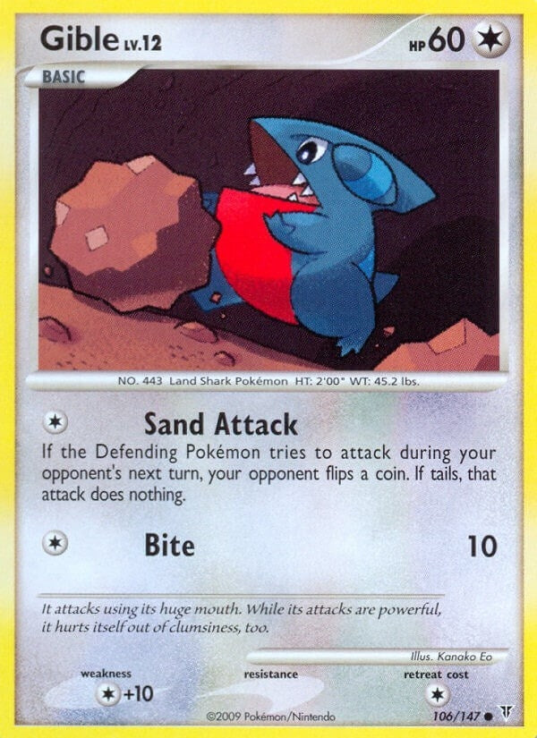 Image for Gible (106) [Supreme Victors] - Pokemon