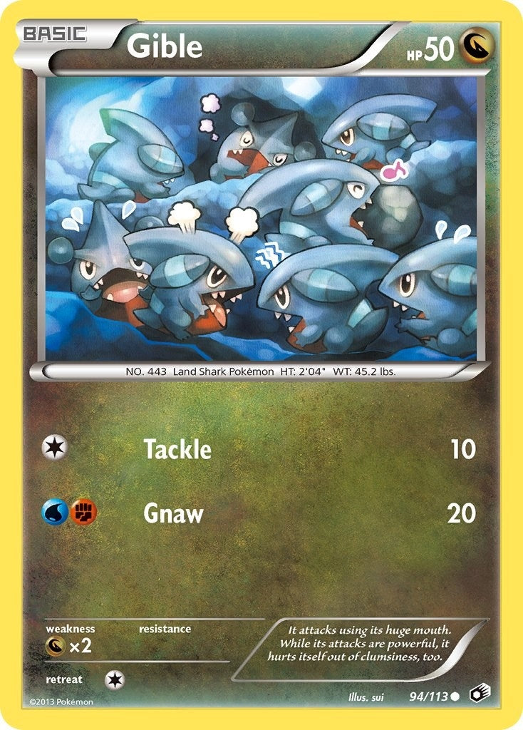 Image for Gible (94/113) [Legendary Treasures] - Pokemon