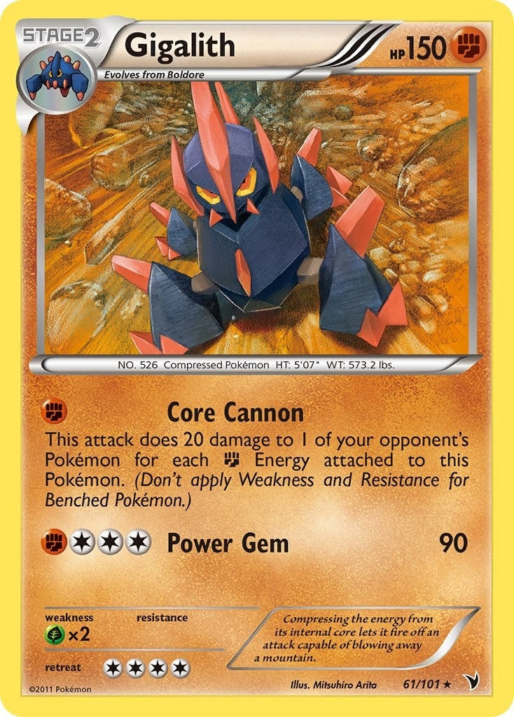 Image for Gigalith (61/101) [Noble Victories] - Pokemon