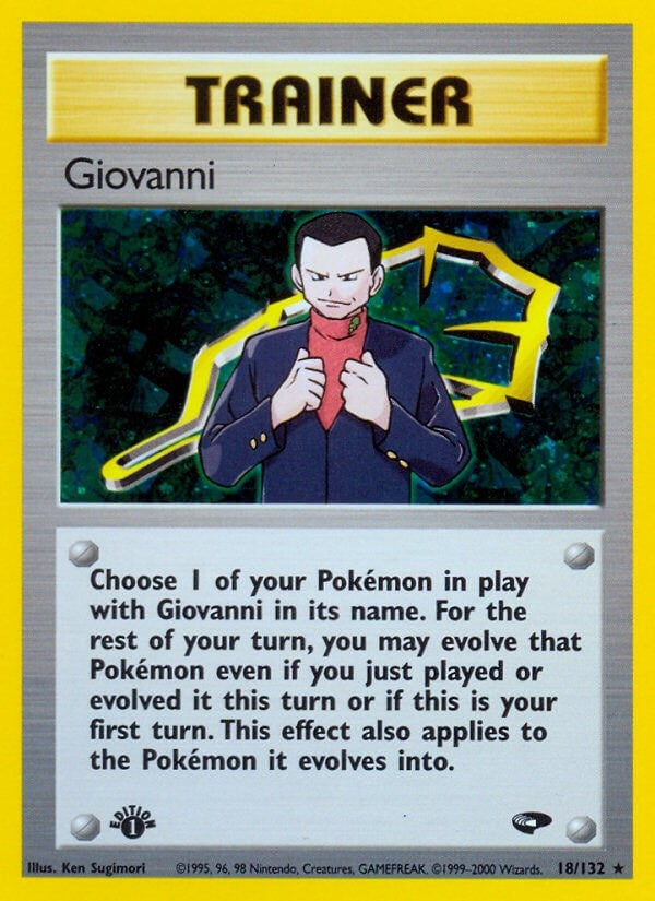 Image for Giovanni (18) (018/132) [Gym Challenge] - Pokemon