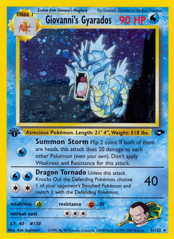 Image for Giovanni's Gyarados (005/132) [Gym Challenge] - Pokemon