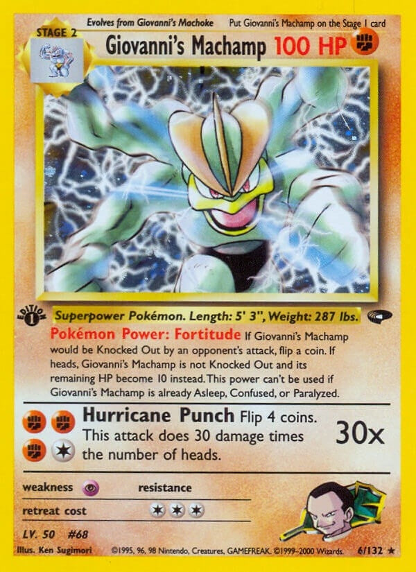 Image for Giovanni's Machamp (006/132) [Gym Challenge] - Pokemon