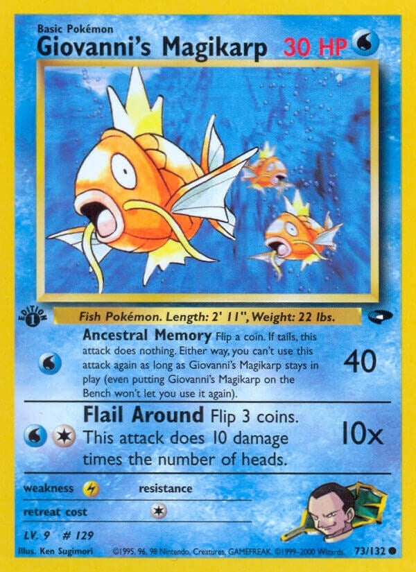 Image for Giovanni's Magikarp (073/132) [Gym Challenge] - Pokemon
