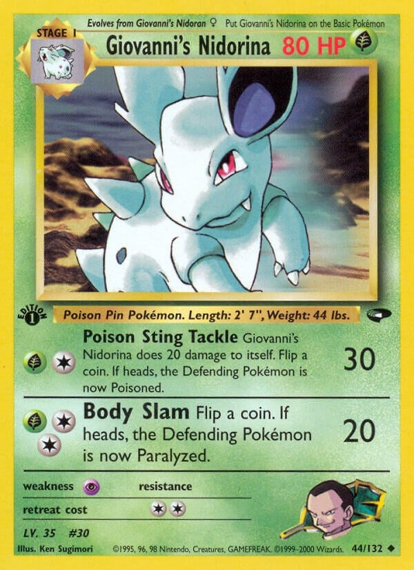 Image for Giovanni's Nidorina (044/132) [Gym Challenge] - Pokemon