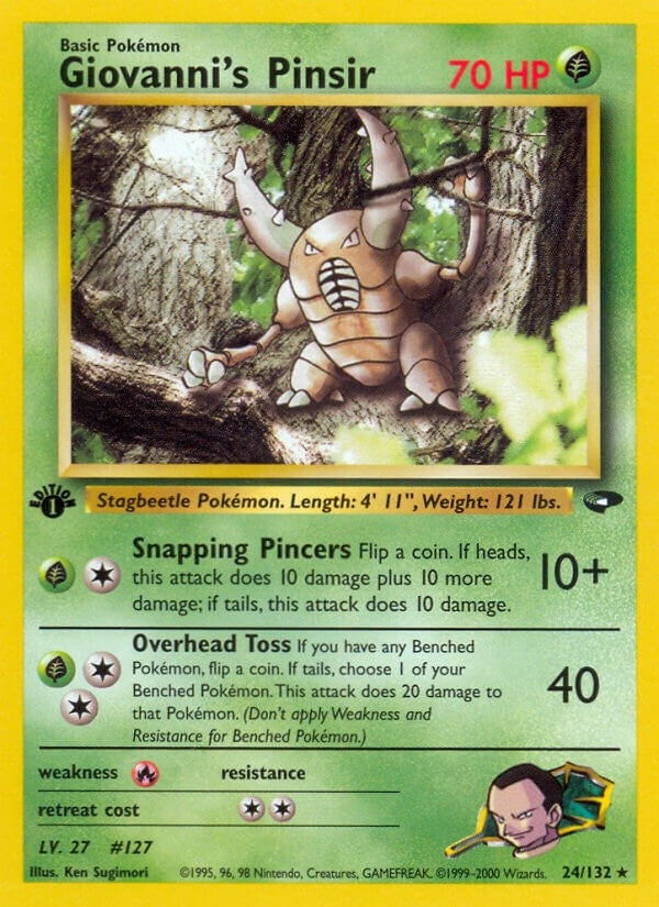 Image for Giovanni's Pinsir (024/132) [Gym Challenge] - Pokemon