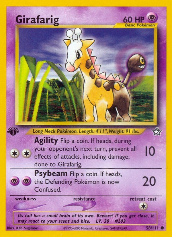Image for Girafarig (058/111) [Neo Genesis] - Pokemon