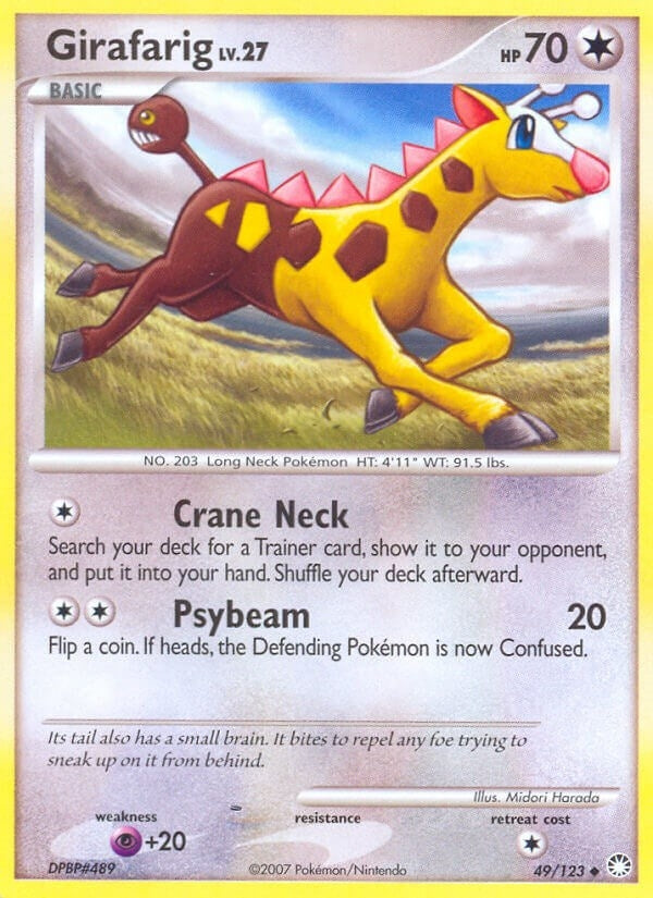 Image for Girafarig (49/123) [Mysterious Treasures] - Pokemon