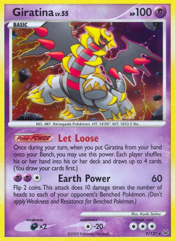 Image for Giratina (9) (9/127) [Platinum] - Pokemon