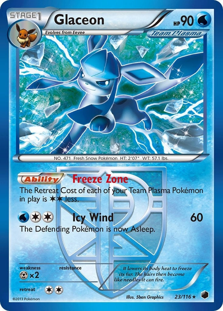 Image for Glaceon (Team Plasma) (23/116) [Plasma Freeze] - Pokemon