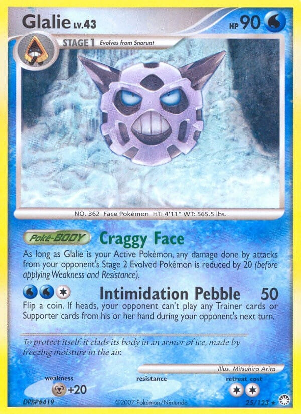 Image for Glalie (25/123) [Mysterious Treasures] - Pokemon