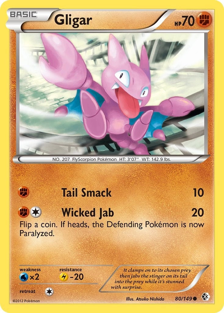 Image for Gligar (80/149) [Boundaries Crossed] - Pokemon