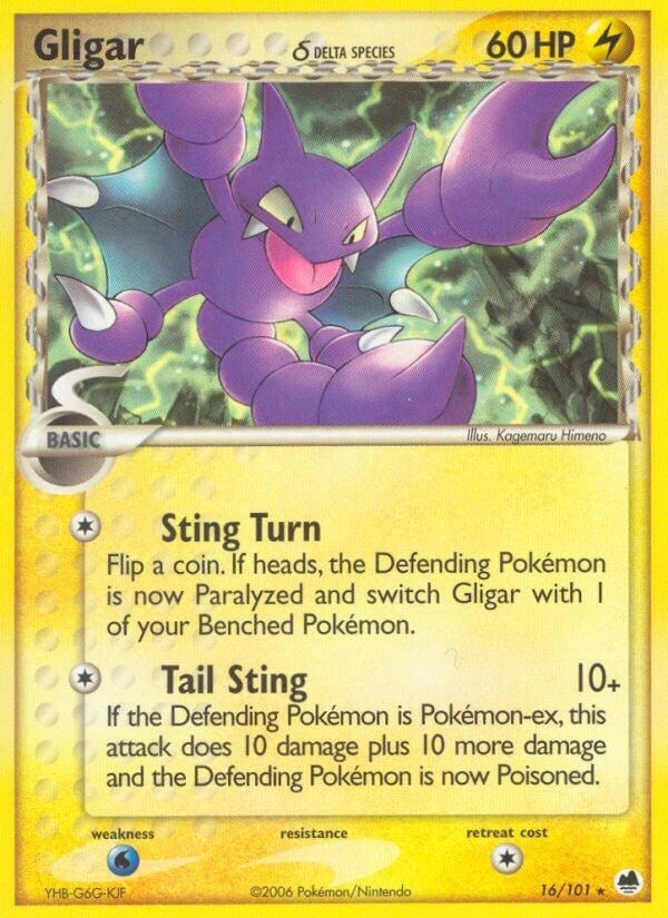 Image for Gligar (Delta Species) (16/101) [Dragon Frontiers] - Pokemon