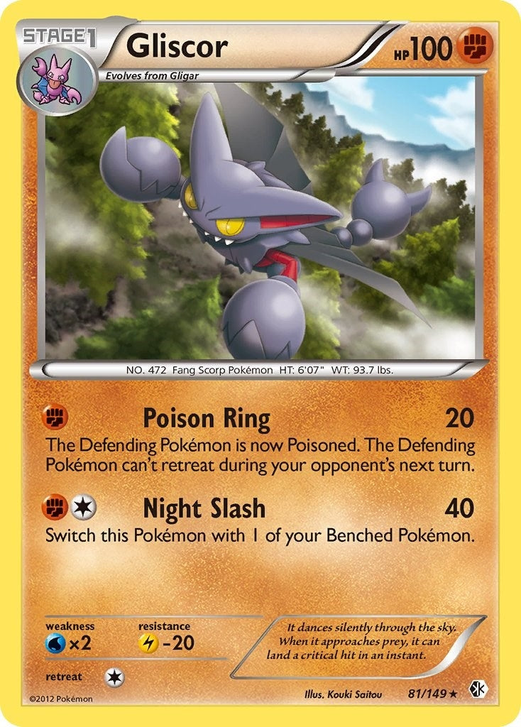 Image for Gliscor (81/149) [Boundaries Crossed] - Pokemon