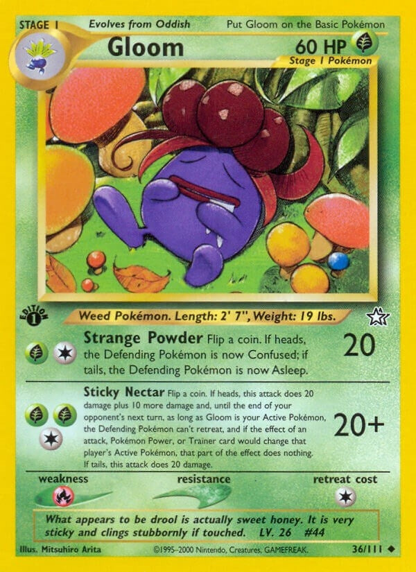 Image for Gloom (036/111) [Neo Genesis] - Pokemon