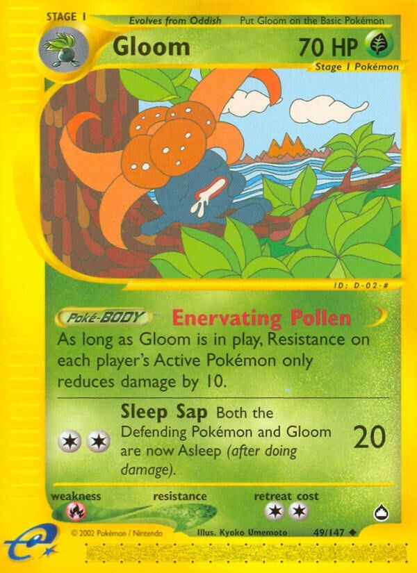 Image for Gloom (049/147) [Aquapolis] - Pokemon